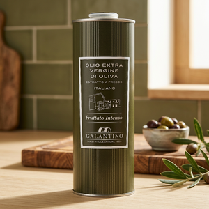 Huile d'olive extra vierge italienne Galantino, intensément fruitée, 6 x 250 ml par boîte - Huile de cuisson prête à l'emploi, durée de conservation de plus de 2 ans - Product Image 2