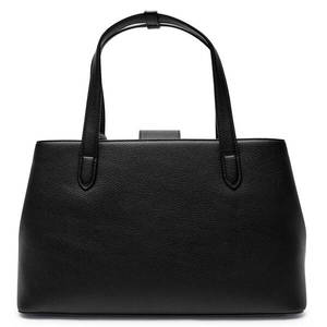 Women Two Handle Zip <b>Soft</b> Faux <b>Leather</b> Tassel Handbag Fashion Shoulder <b>Bag</b> Large Capacity Casual Office Tote Purse - Product Image 5