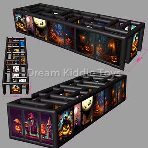 Laberinto Inflable <span class=keywords><strong>de</strong></span> Terror para Patio <span class=keywords><strong>de</strong></span> Juegos al Aire Libre, Calabaza Ensangrentada, Casa Embrujada <span class=keywords><strong>de</strong></span> Halloween, Juego Deportivo en Venta - Product Image 5