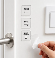 Panneau acrylique personnalisé auto-adhésif « Bienvenue à la maison » – Décoration décorative petite taille, impression UV, découpe laser, vente en gros