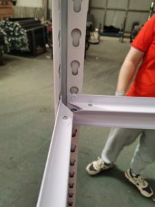 מתכוונן באיכות גבוהה 5-שכבה מגולוון פלדה ללא מדפים יחידת מחסן מתלה - Product Image 3