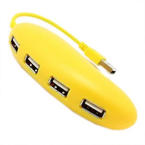 Phổ Biến <span class=keywords><strong>4</strong></span>-Cổng Xách Tay <span class=keywords><strong>USB</strong></span> 2.0 <span class=keywords><strong>Hub</strong></span> Dễ Thương Cho Xoài Hình Abs Splitter Đa-Chức Năng Với Quà Tặng Bao Gồm - Product Image 1