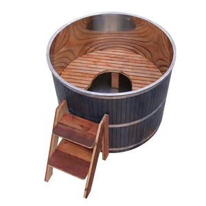 <span class=keywords><strong>Bañera</strong></span> de acero inoxidable personalizada con cubierta disponible. Caldera de calefacción a leña apta para agua fría y caliente. - Product Image 4