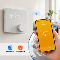 Termostato Inteligente WiFi Digital BEOK con Pantalla LED para Control Remoto por Aplicación, Ahorro de Energía