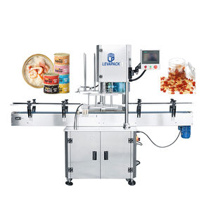 60 Blikjes/Min Snack Food Pet Pot Inblikken Gemakkelijk Open Deksel Sluitmachine Voor Plastic Blikjes - Product Image 1