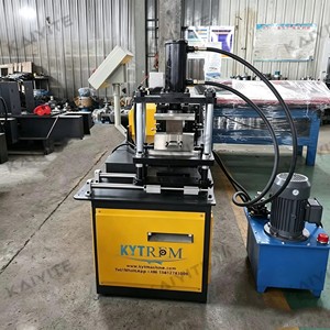 เครื่องขึ้นรูปม้วนแผ่นโลหะแบบควบคุมด้วย PLC อัตโนมัติเต็มรูปแบบ สำหรับม่านม้วนกันลมที่ขับเคลื่อนด้วยมอเตอร์ ผลิตจากเหล็กกล้าไร้สนิมและเหล็กคาร์บอน - Product Image 4
