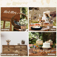Pot de fleurs vintage en forme de baril de whisky, idéal pour la décoration de tables de mariage, la maison, le jardin intérieur et extérieur, la cuisine et les fêtes.