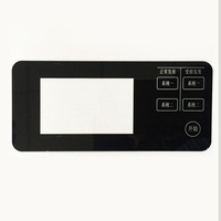 Panel Lensa Pelindung Layar Kaca Tempered Gorilla Hitam Cetak Sablon Sutra 0.55mm 1mm 2mm Kustom