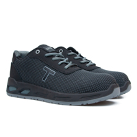 Chaussures de sécurité unisexes, tige en tissu Tek, semelle intermédiaire anti-perforation, doublure en maille respirante, semelle extérieure en PU, chaussures de sécurité basses