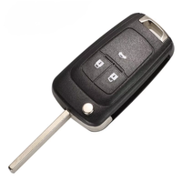 Clé de voiture télécommandée DIY à 2/3/4/5 boutons pour Chevrolet Buick 315/433 MHz