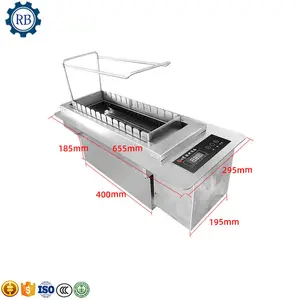 Máquina de barbacoa rotativa a precio de fábrica, parrilla de barbacoa de carbón vegetal comercial, asador de pollo, parrilla rotativa