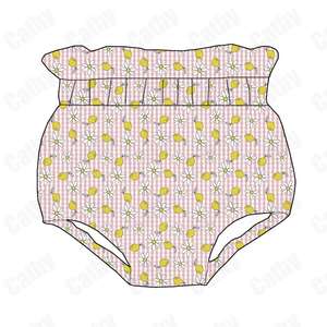 กางเกงขาสั้นเด็กผู้หญิงลายดอกไม้ผีเสื้อสีชมพูเอวสูงแต่งระบายสำหรับเด็กหญิงอายุ 8 ปี - Product Image 6