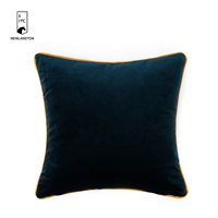 Nouvelles taies d'oreiller décoration de chambre housses de coussin velours de haute qualité avec passepoil housse de coussin housse de coussin