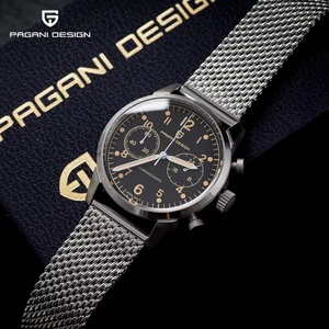 PAGANI DESIGN PD1708 Casual Fashion Men's Quartz Watches Stainless Steel Sapphire Glass Waterproof Wristwatch Watch for Men - Product Image 3