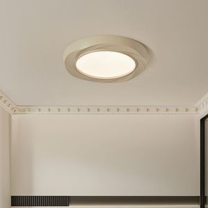 Lámpara de Techo LED de Estilo Nuevo 2023, Diseño Minimalista Nórdico Francés para Dormitorio Principal y Estudio, Respetuosa con la Vista - Product Image 4