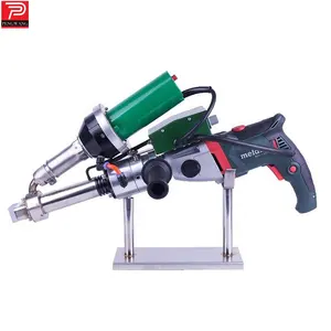 Portable Plastic HDPE pipe hot air fusion thermoplastic welding hand extruder for HDPE Pipe