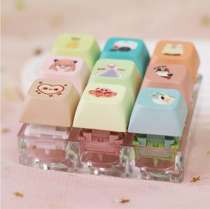 Porte-clés personnalisé avec logo, style anime, bouton de pression anti-stress, touches de clavier, interrupteurs anti-stress, soulagement du stress, porte-clés personnalisé - Product Image 3