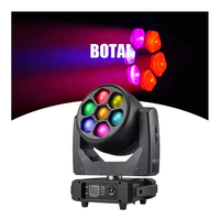 Botai petite taille 7x40w 4 en 1 Rgbw œil d'abeille Led lumière de tête mobile faisceau lavage Zoom Led lumière de scène