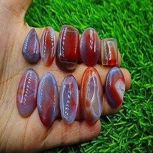 พลอยอะเกตบอตสวานาสีแดงธรรมชาติคุณภาพระดับ AAA+ แบบหลวมสำหรับทำเครื่องประดับ  ขนาดปรับเทียบแล้ว ผ่านการรับรองจาก GIA - Product Image 5