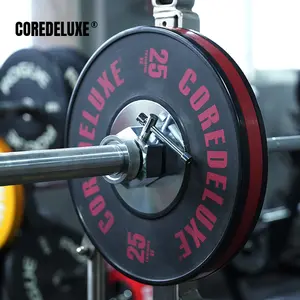 Coredeluxe nhà máy nóng bán trọng lượng màu sọc cao su Bumper tấm cạnh tranh tấm cho cơ thể tập thể dục