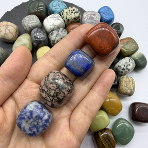 Cristal chul con partículas grandes pulidas, piedra rodada rosa, ojo <span class=keywords><strong>de</strong></span> tigre púrpura, <span class=keywords><strong>jade</strong></span> dongling, decoración difusa - Product Image 4