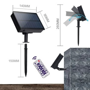 Năng lượng mặt trời IP65 không thấm nước LED giáng sinh Đèn Ngoài Trời Cổ Tích Icicle chuỗi đèn trang trí Giáng sinh Rèm đèn với từ xa - Product Image 3