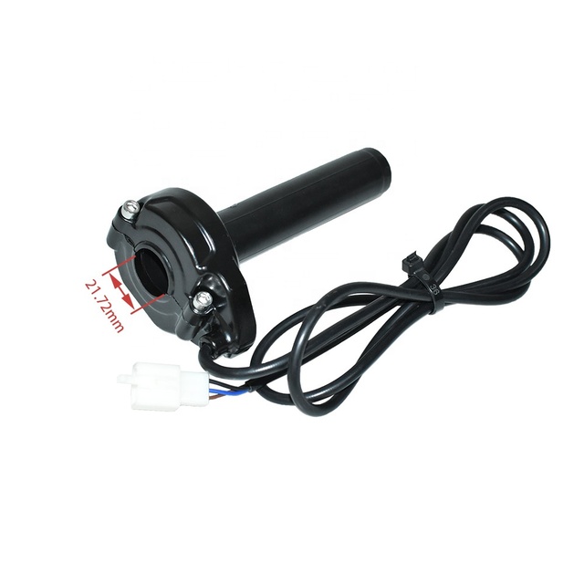 Universal Motorcycle Cruise Speed Control Electric Bike Throttle Handle Electric Scooter Full Twist Throttle  for 3 Pin Male
