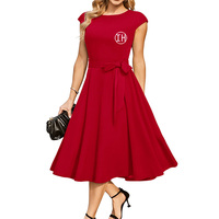 Fabrik Frauen Cocktail A-Linie Kleider Mode Cap Sleeve Bowknot Blank Kleid Elegante Abschluss feier Prom Kleider