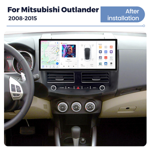 MEKEDE DUDU7 A7870 Car-play Auto, Pantalla de Radio para Auto Android de 12.3 Pulgadas con Resolución de 2400*896 para <span class=keywords><strong>Mitsubishi</strong></span> Outlander 2008-2015 - Product Image 4