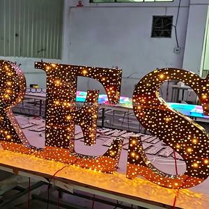Letras LED de Cielo Estrellado de Alto Brillo y Ahorro de Energía Personalizadas para Publicidad en Puertas de Oficina, Diseño Gratuito - Product Image 2