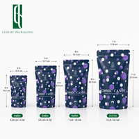 Sacs à café holographiques irisés brillants avec valve, réfléchissants arc-en-ciel, pochette verticale de 250g, emballage de luxe pour café, idéal pour les fêtes