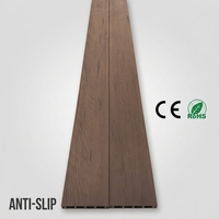 Planche de terrasse creuse en WPC de haute qualité, anti-UV, résistante au glissement, imperméable, composite bois-plastique, revêtement de sol en bois