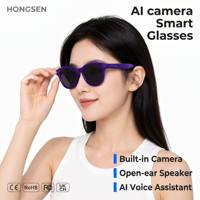 Lunettes Intelligentes OEM Double Caméra Assistant IA Traduction en Temps Réel Vidéo 1080P Contrôle Tactile Monture Métallique Étanche IP67 Magnétique