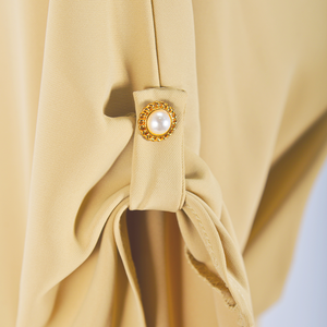 Robes décontractées amples pour femmes, <span class=keywords><strong>en</strong></span> voile de spandex uni, à col rond, taille naturelle, longueur ras du sol, coupe trapèze, pour la vente <span class=keywords><strong>en</strong></span> <span class=keywords><strong>ligne</strong></span> - Product Image 6