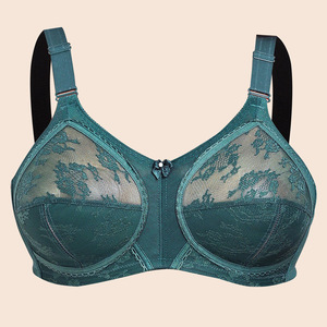 <span class=keywords><strong>Reggiseno</strong></span> da donna <span class=keywords><strong>senza</strong></span> fili <span class=keywords><strong>senza</strong></span> imbottito con pizzo con quarto di coppa CD Plus Size 50 - Product Image 4