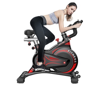 Bicicleta giratoria de resistencia ajustable para interiores, bici estacionaria para gimnasio en casa, <span class=keywords><strong>entrenamiento</strong></span> de Cardio - Product Image 1