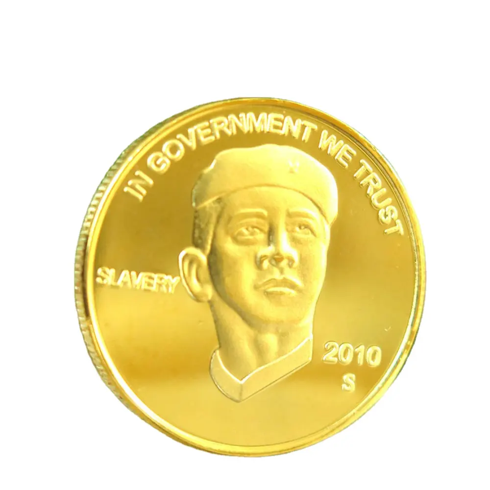 Brass Challenge Coin 1/2 Unze vergoldete nordamerika nische Union, Obama Round Coin für Souvenir und Artware