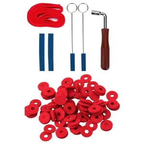 Set Universale di Strumenti per Accordatura Pianoforte, Chiave per Accordatore, Forcella Silenziatrice, Bastoncino Ammortizzatore in Gomma, Accessori Professionali per Manutenzione Pianoforte - Product Image 5