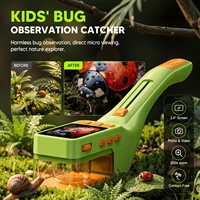 Inskam B315 HD Lens 2MP 500X Magnifying Glass STEM Learning Toys Kids Bug Catcher Kit