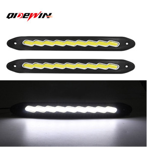 Feux de jour LED COB flexibles QIDEWIN, feux de jour de voiture en silicone souple mince, utilisation générale - Product Image 2