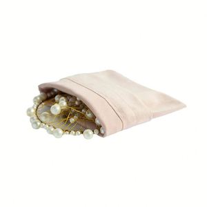 Custom Drawstring Velvet Jewelry Bag Dust-Proof Packaging with Logo Printing Recyclable Craft Gift Bag Manufacturer's Product - Product Image 5