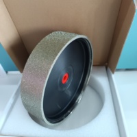 Meule diamantée électroplaquée avec corps en plastique léger et support en caoutchouc pour le polissage de marbre, granit et lapidaire