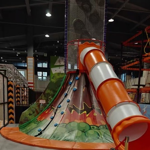 <span class=keywords><strong>Parc</strong></span> de trampolines intérieur multifonctionnel avec cordes d'escalade pour le jeu et le divertissement des enfants dans les centres commerciaux - Product Image 6