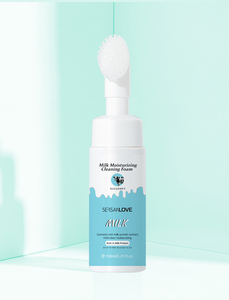 Precio <span class=keywords><strong>barato</strong></span> de fábrica Etiqueta privada Exfoliante Facewash Cuidado DE LA PIEL Eliminar maquillaje Control de <span class=keywords><strong>aceite</strong></span> Cepillo de espuma Limpiador Mousse de limpieza - Product Image 3