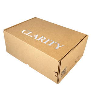 Caja de Envío Autocerrable de Cartón Corrugado Kraft con Logotipo Impreso en Dorado de Alta Gama, Resistente, Minimalista y de Marca Premium - Product Image 2