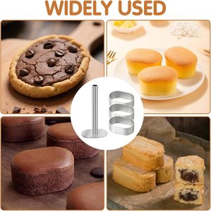 Quality Fried <b>Cake</b> Ring <b>Cutter</b> Mold for Cooking Pastry Food Dessert Kitchen DIY Accessories - Product Image 5