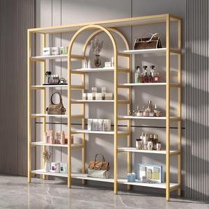 ชั้นวางของอเนกประสงค์ K Light Luxury สำหรับร้านเสริมสวย ตู้เก็บเครื่องสำอาง ชั้นวางเก็บรองเท้าและกระเป๋า ชั้นวางโชว์สินค้า - Product Image 5