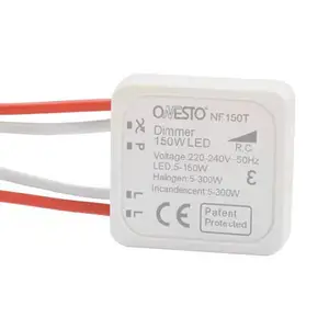 Atenuador de luz LED Onesto 110W 150W 250W interruptor de atenuación para luces led 220V atenuador de borde de salida