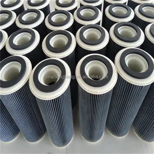 Fabrika doğrudan tedarik sanayi toplayıcı toz filtresi kartuşları Polyester hava filtresi kartuşu