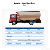 Distributeur d'aliments TMR universel pour bétail, camion d'alimentation multifonction à quatre roues pour bovins, ovins, porcins, chevaux, ânes, chameaux